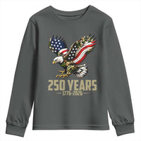 250 Years America Anniversary Youth Sweatshirt Military Eagle American Flag Camo
