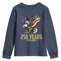 250 Years America Anniversary Youth Sweatshirt Military Eagle American Flag Camo