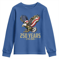 250 Years America Anniversary Youth Sweatshirt Military Eagle American Flag Camo