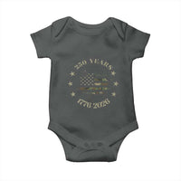 250 Years Anniversary Baby Onesie Camo American Flag Independence Day