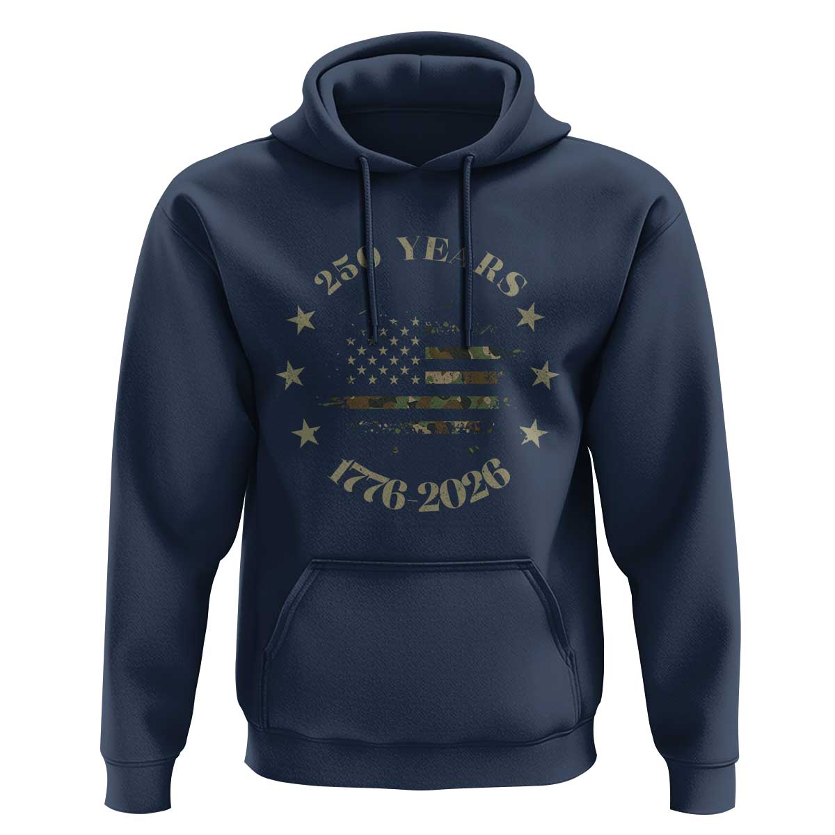 250 Years Anniversary Hoodie Camo American Flag Independence Day