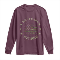 250 Years Anniversary Long Sleeve Shirt Camo American Flag Independence Day