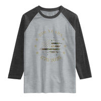 250 Years Anniversary Raglan Shirt Camo American Flag Independence Day