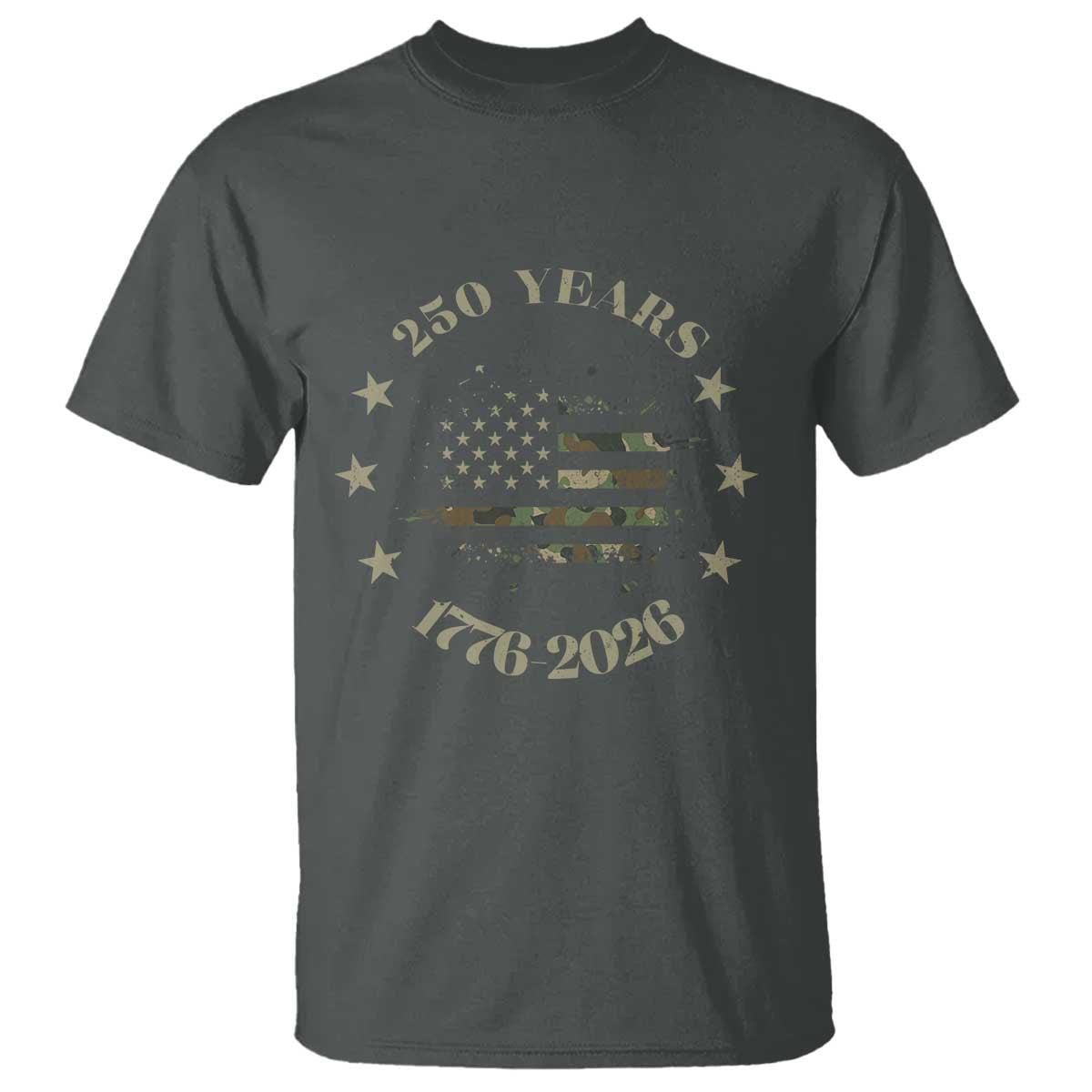 250 Years Anniversary T Shirt Camo American Flag Independence Day