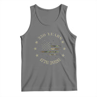 250 Years Anniversary Tank Top Camo American Flag Independence Day