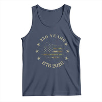 250 Years Anniversary Tank Top Camo American Flag Independence Day