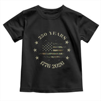 250 Years Anniversary Toddler T Shirt Camo American Flag Independence Day