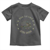 250 Years Anniversary Toddler T Shirt Camo American Flag Independence Day