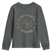 250 Years Anniversary Youth Sweatshirt Camo American Flag Independence Day