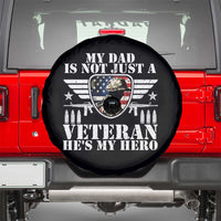 Military Family Veteran Support Spare Tire Cover My Papa US Veteran My Hero