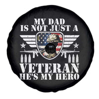 Military Family Veteran Support Spare Tire Cover My Papa US Veteran My Hero