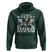 Military Family Veteran Support Hoodie My Papa US Veteran My Hero