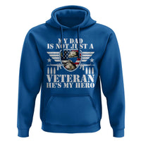 Military Family Veteran Support Hoodie My Papa US Veteran My Hero