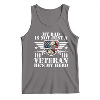 Military Family Veteran Support Tank Top My Papa US Veteran My Hero