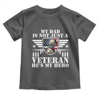 Military Family Veteran Support Toddler T Shirt My Papa US Veteran My Hero