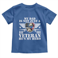 Military Family Veteran Support Toddler T Shirt My Papa US Veteran My Hero