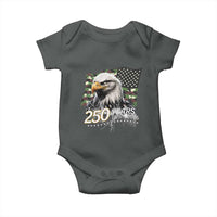 250 Years America Anniversary Baby Onesie Patriotic Bald Eagle Military Tactical American Flag Camo