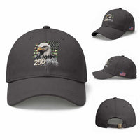 250 Years America Anniversary Baseball Cap Patriotic Bald Eagle Military Tactical American Flag Camo