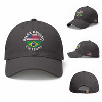 Relax Gringo I'm Legal Brazil Brazilian Immigrant Baseball Cap