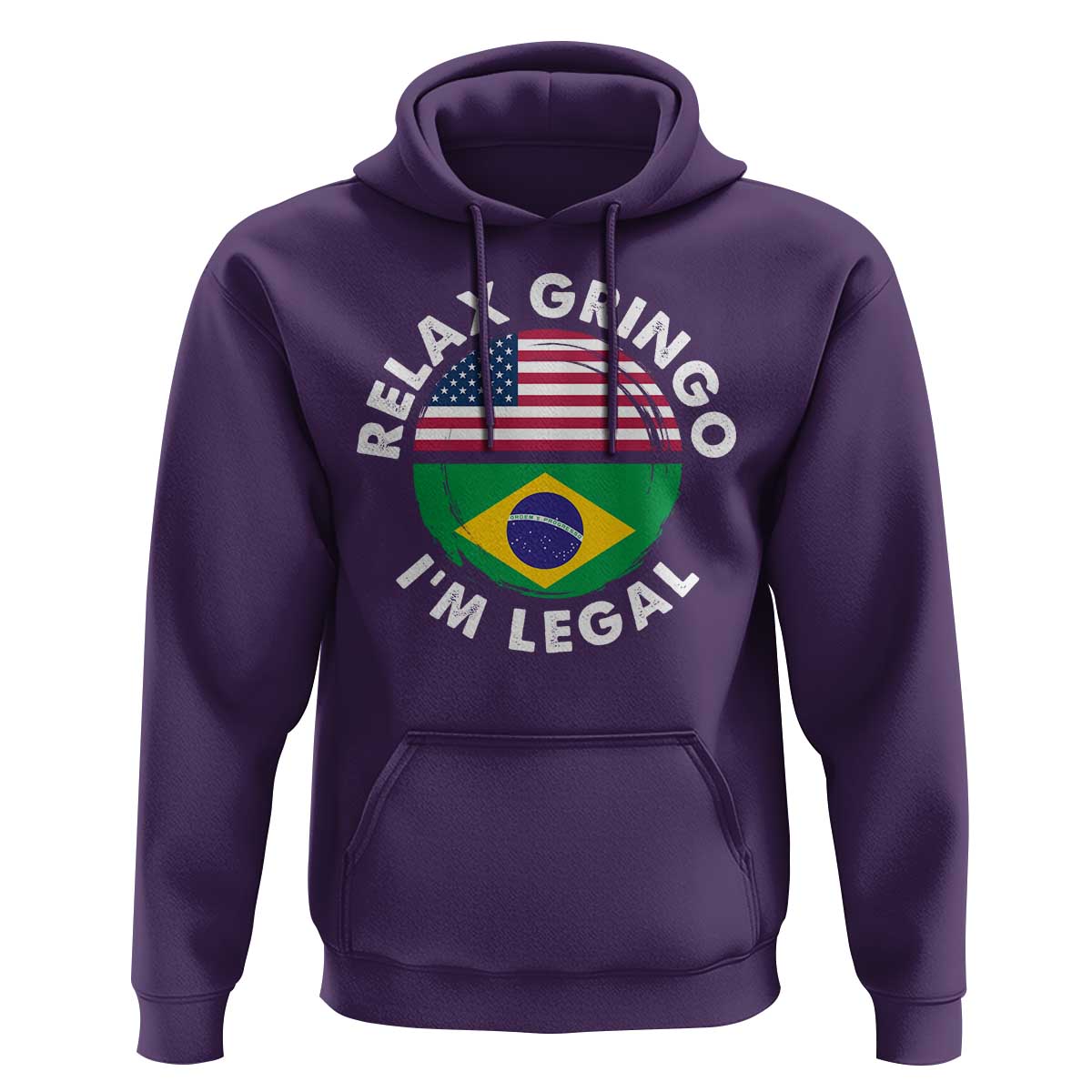 Relax Gringo I'm Legal Brazil Brazilian Immigrant Hoodie