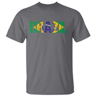 Brazil Brasil Flag T Shirt Vintage Distressed Brazil