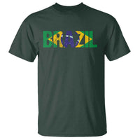 Brazil Brasil Flag T Shirt Vintage Distressed Brazil