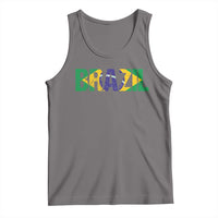 Brazil Brasil Flag Tank Top Vintage Distressed Brazil