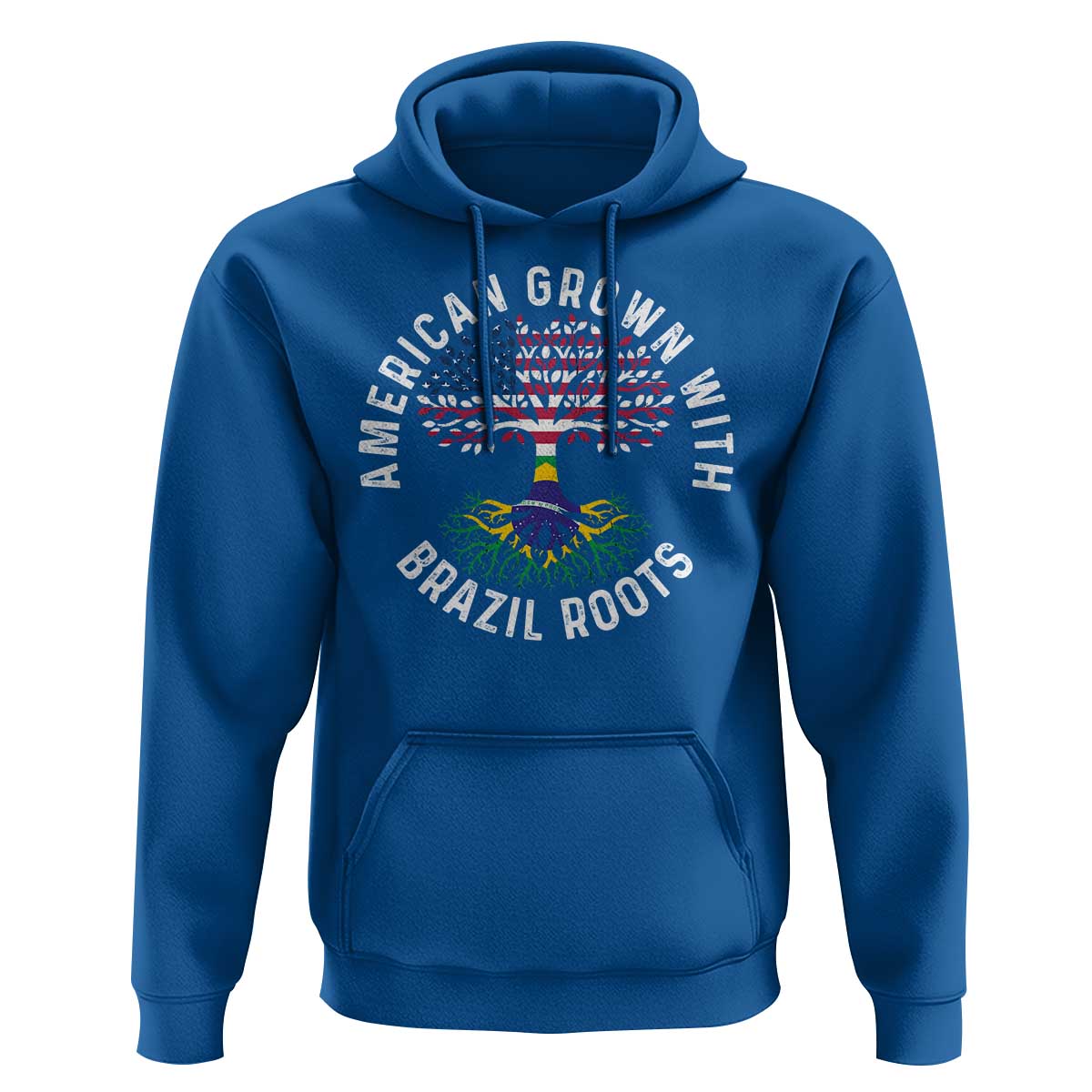 Brazilian Roots American Grown Tree Flag Hoodie