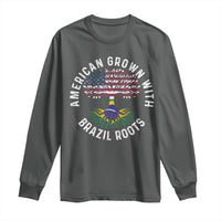 Brazilian Roots American Grown Tree Flag Long Sleeve Shirt
