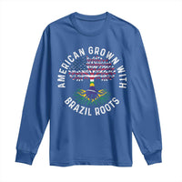 Brazilian Roots American Grown Tree Flag Long Sleeve Shirt