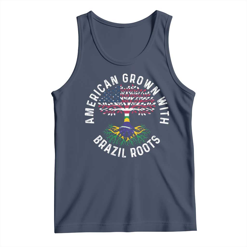 Brazilian Roots American Grown Tree Flag Tank Top