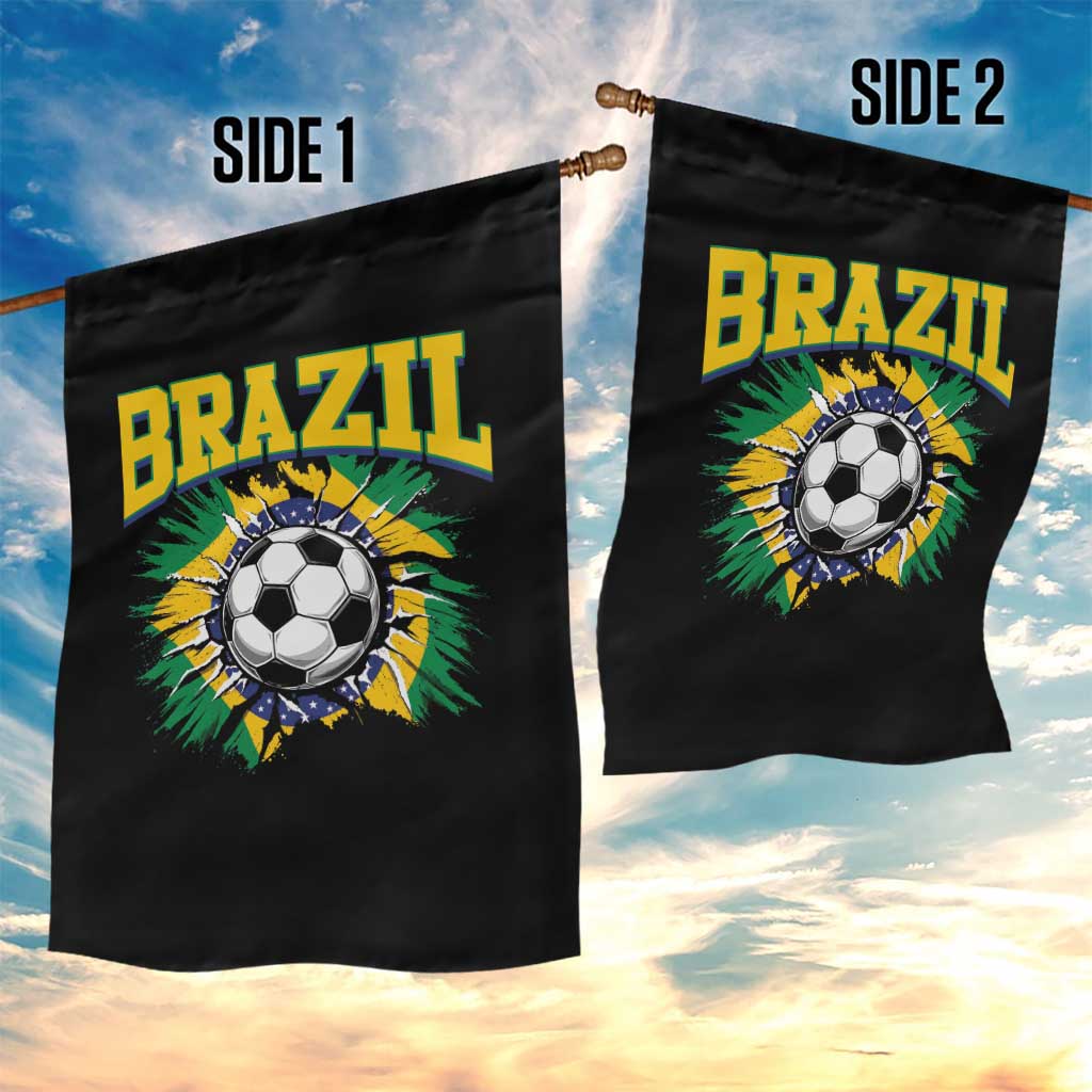 Brazil Soccer Fan Garden Flag Brazilian Football Game Day Fan