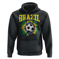 Brazil Soccer Fan Hoodie Brazilian Football Game Day Fan