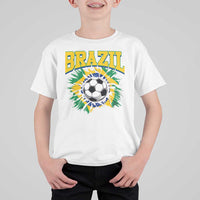 Brazil Soccer Fan T Shirt For Kid Brazilian Football Game Day Fan