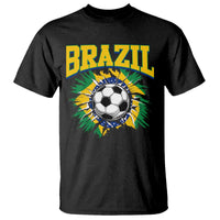 Brazil Soccer Fan T Shirt Brazilian Football Game Day Fan