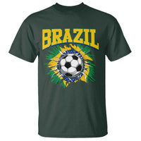 Brazil Soccer Fan T Shirt Brazilian Football Game Day Fan