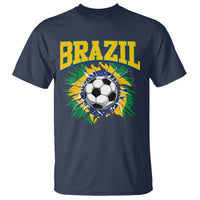 Brazil Soccer Fan T Shirt Brazilian Football Game Day Fan