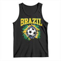 Brazil Soccer Fan Tank Top Brazilian Football Game Day Fan