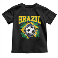 Brazil Soccer Fan Toddler T Shirt Brazilian Football Game Day Fan