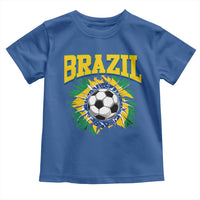 Brazil Soccer Fan Toddler T Shirt Brazilian Football Game Day Fan