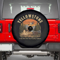 Yellowstone Do Not Pet The Fluffy Cows Spare Tire Cover Funny Bison Meme Wildlife Lover Gift