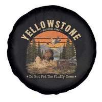 Yellowstone Do Not Pet The Fluffy Cows Spare Tire Cover Funny Bison Meme Wildlife Lover Gift