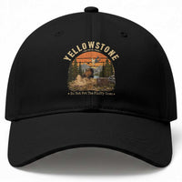 Yellowstone Do Not Pet The Fluffy Cows Baseball Cap Funny Bison Meme Wildlife Lover Gift