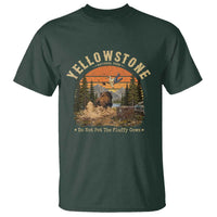 Yellowstone Do Not Pet The Fluffy Cows T Shirt Funny Bison Meme Wildlife Lover Gift