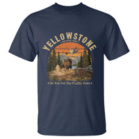 Yellowstone Do Not Pet The Fluffy Cows T Shirt Funny Bison Meme Wildlife Lover Gift