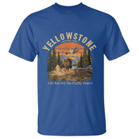 Yellowstone Do Not Pet The Fluffy Cows T Shirt Funny Bison Meme Wildlife Lover Gift