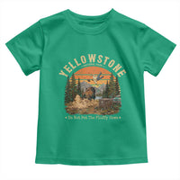 Yellowstone Do Not Pet The Fluffy Cows Toddler T Shirt Funny Bison Meme Wildlife Lover Gift