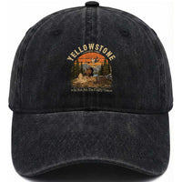Yellowstone Do Not Pet The Fluffy Cows Washed Cotton Baseball Cap Funny Bison Meme Wildlife Lover Gift