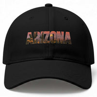 Arizona Photo Landscape Cactus Dessert Mountains Nature Baseball Cap