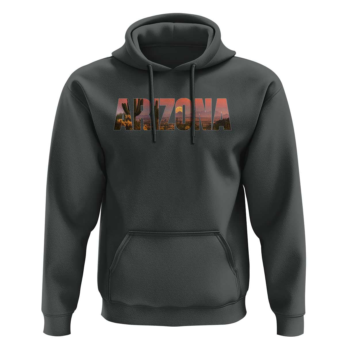 Arizona Photo Landscape Cactus Dessert Mountains Nature Hoodie
